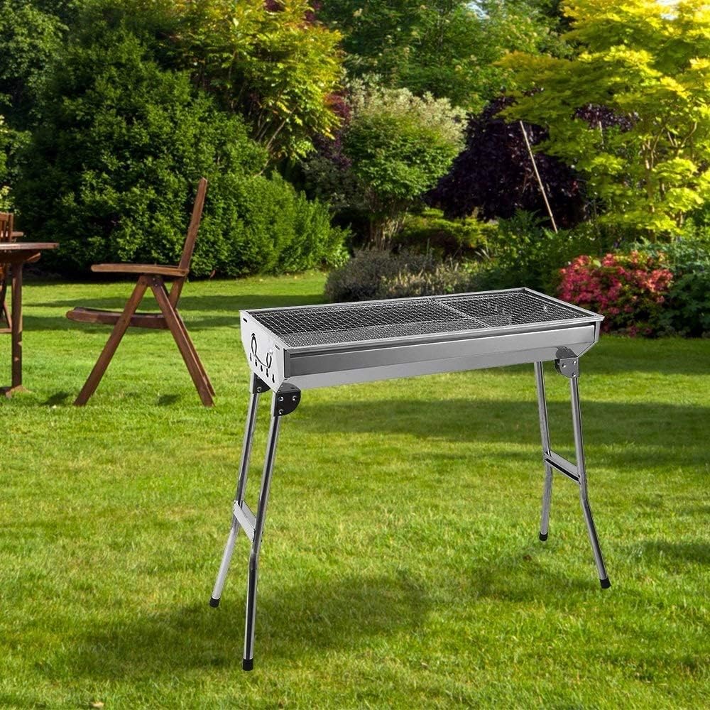 Stainless Large Foldable BBQ Grill X1201