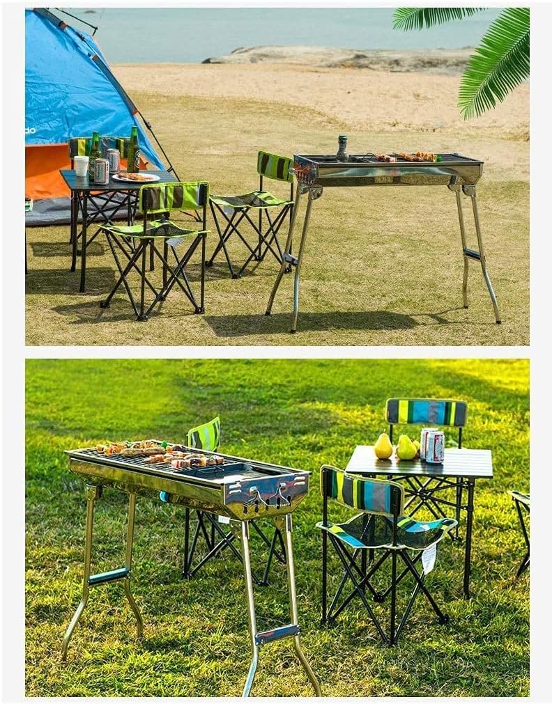 Stainless Large Foldable BBQ Grill X1201