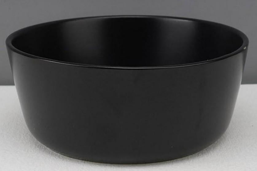 Black 6pcs 6" Stoneware Bowl X1208