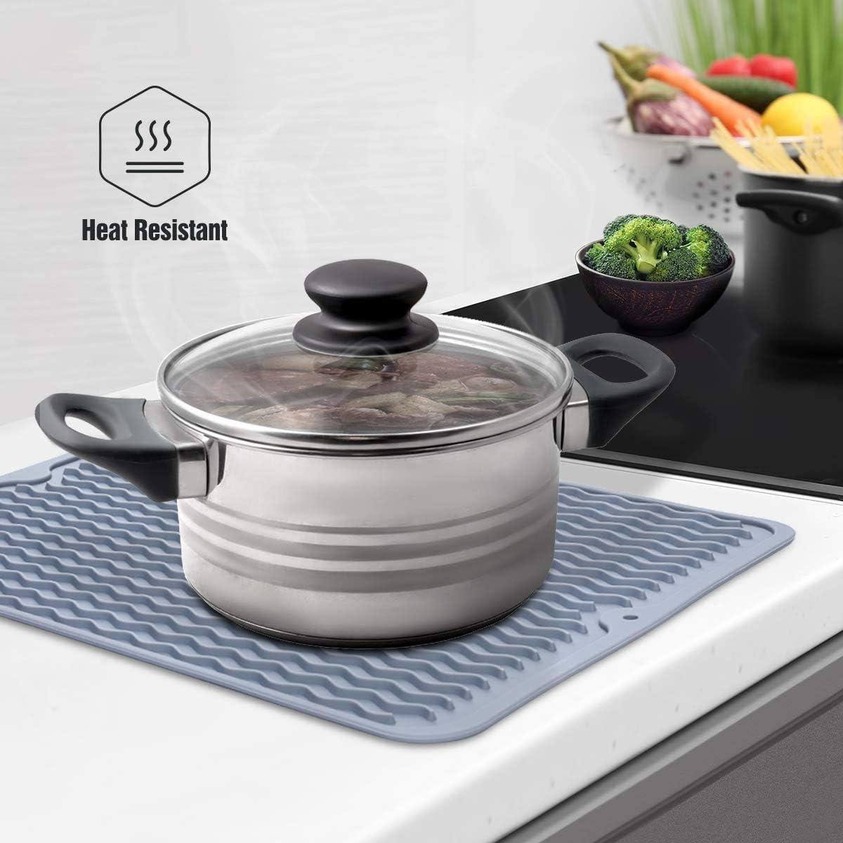 Silicone Large Kitchen Drying Mat X1237