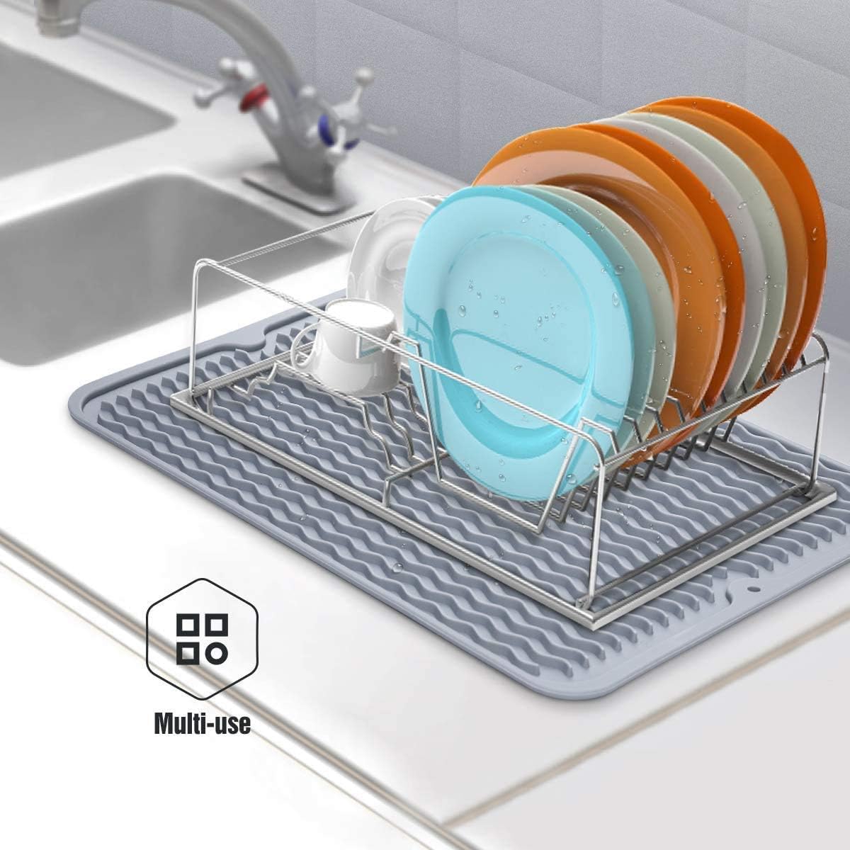 Silicone Large Kitchen Drying Mat X1237