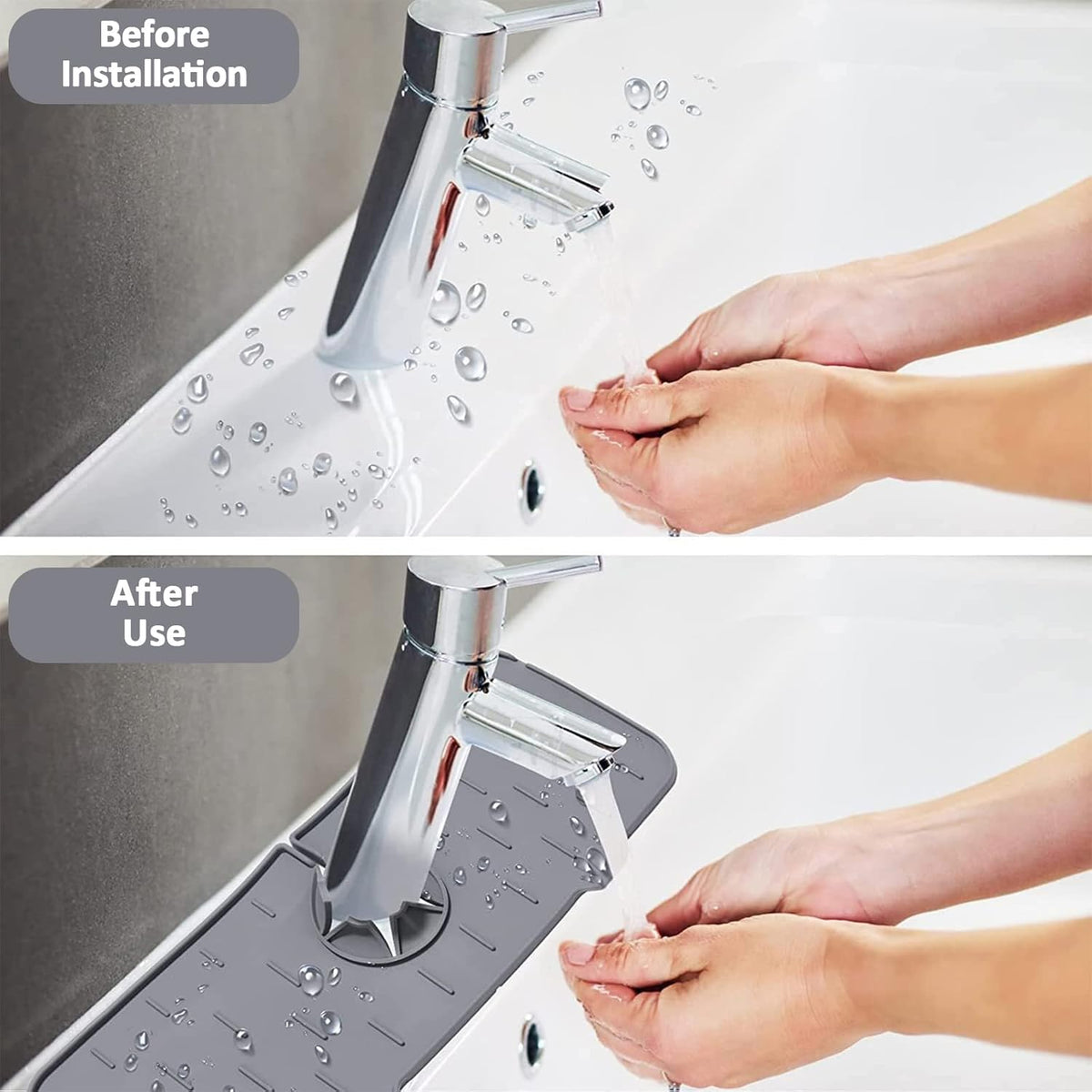 kitchen Sink Faucet Splash Guard X1238