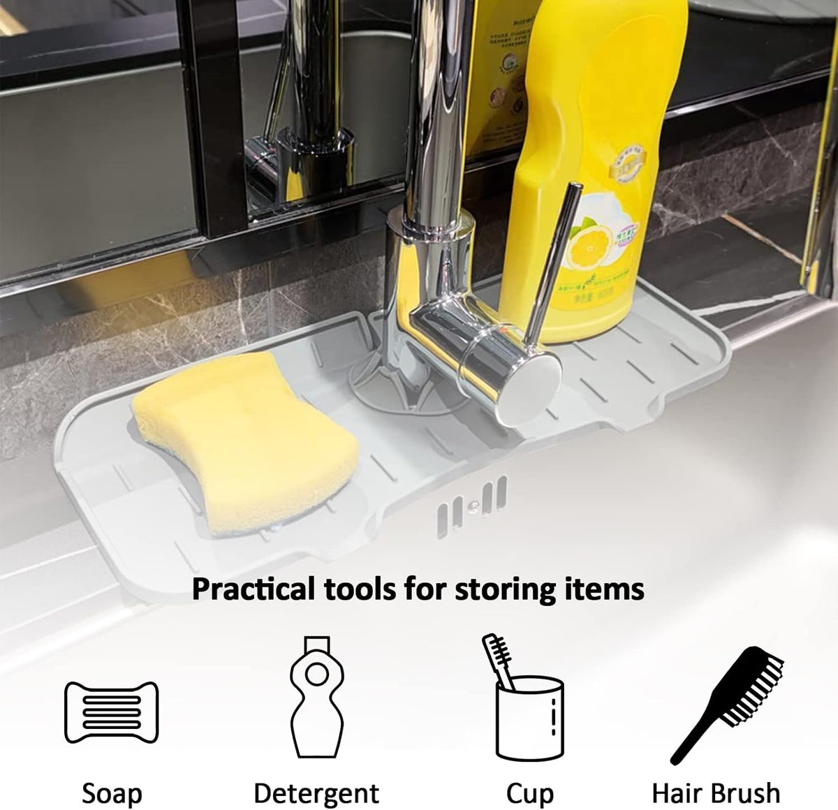 kitchen Sink Faucet Splash Guard X1238