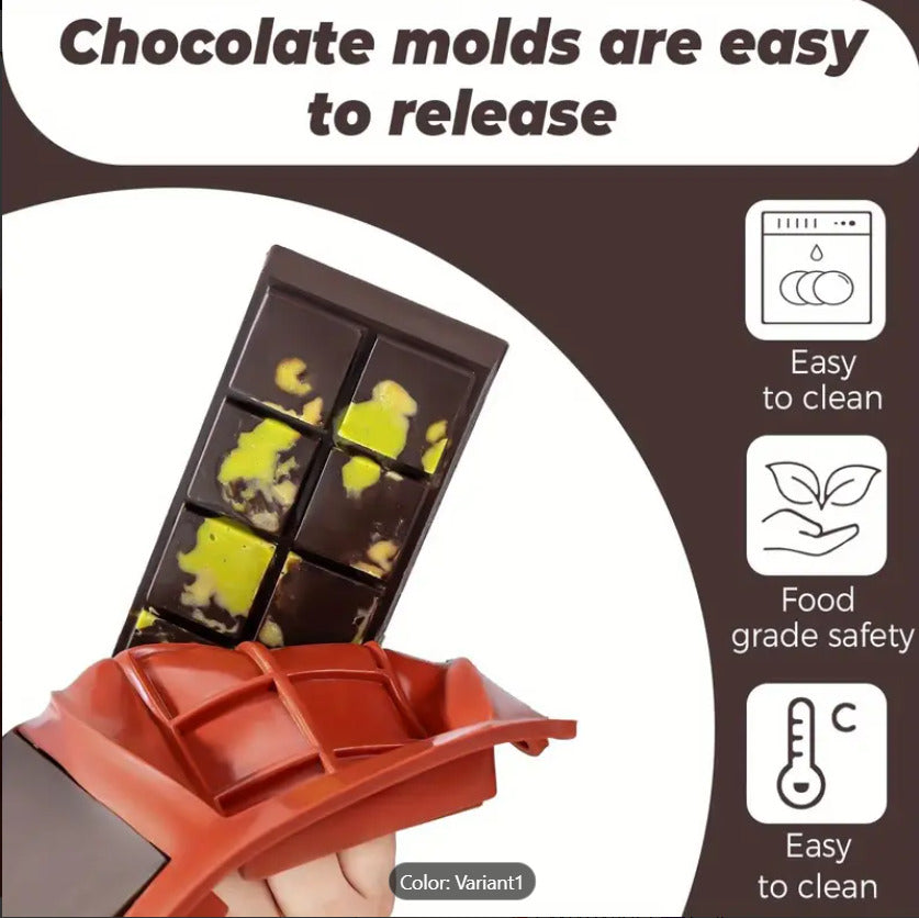 Silicone Dubai Chocolate Bar Mold  X1242
