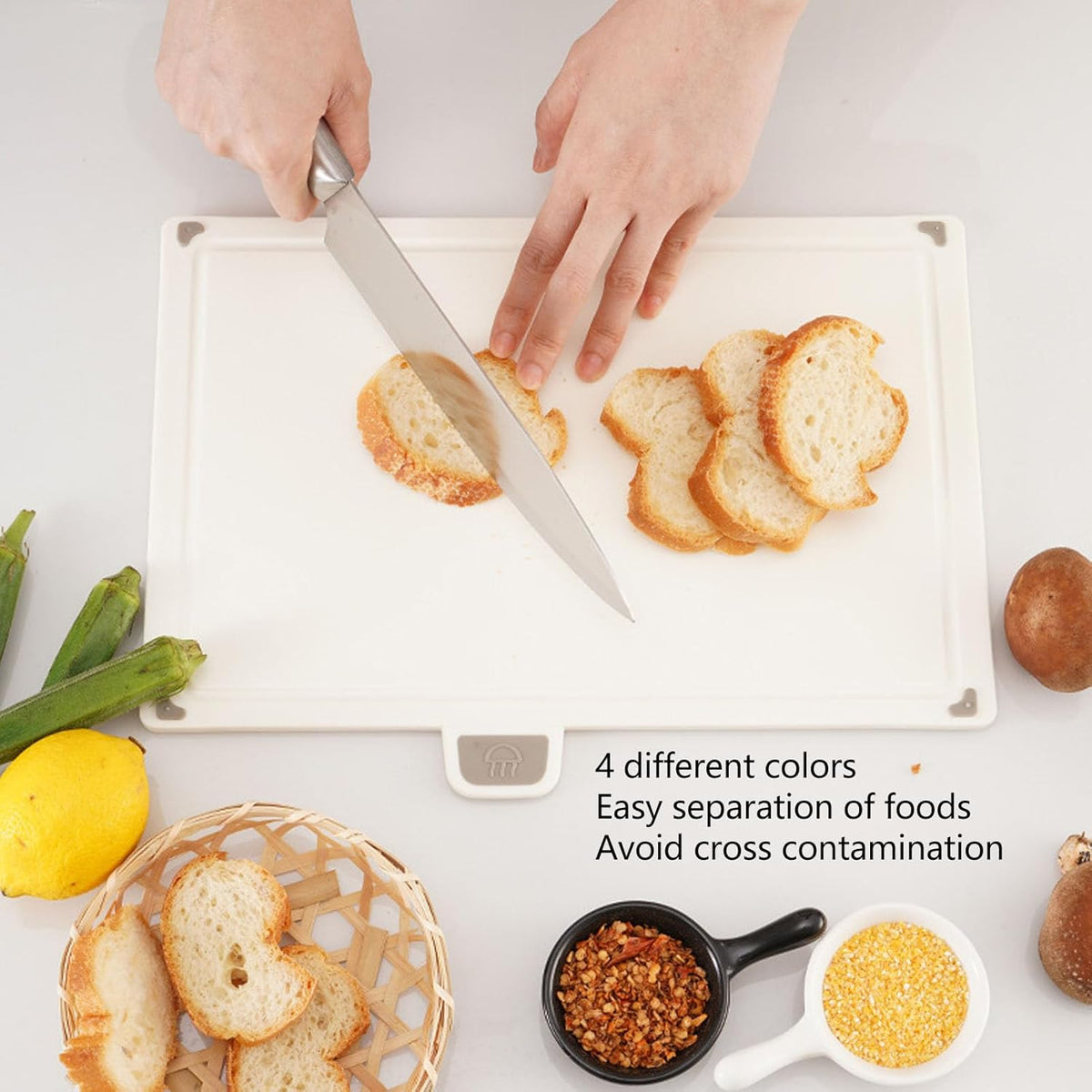 4pcs Colored Cutting Board Set X1252
