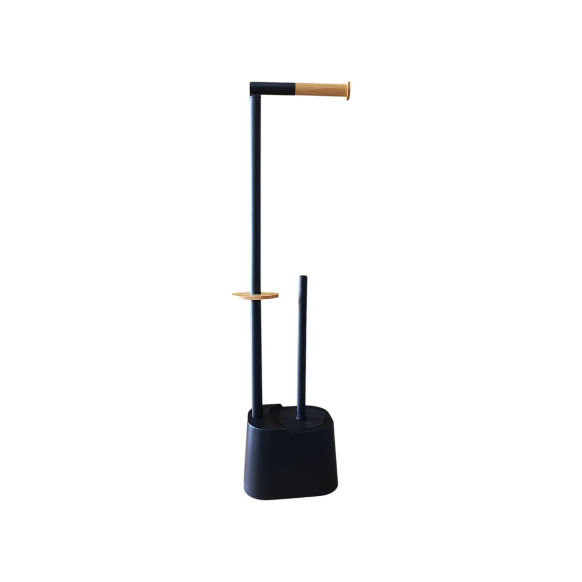 Black Toilet Brush and Paper Stand X1255