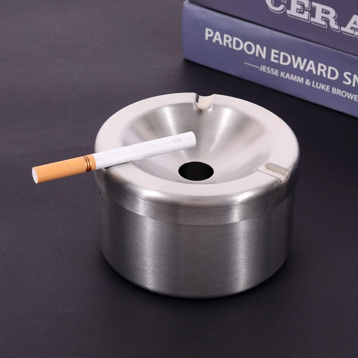 Outdoor WindProof SS Ashtray X1263