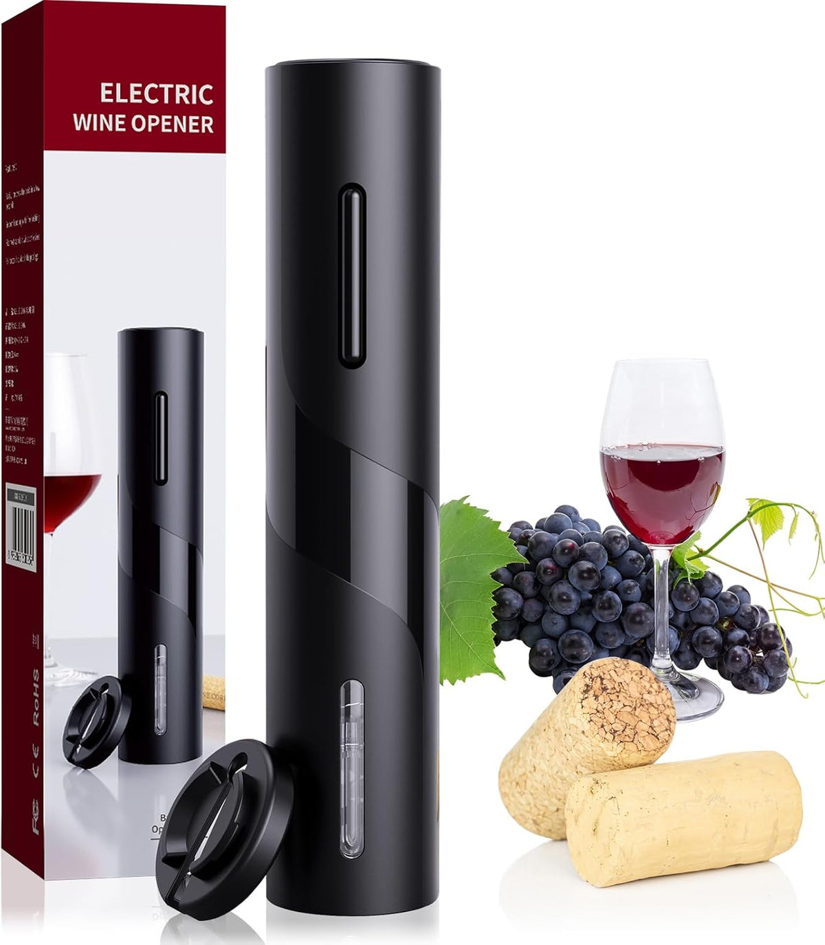 Electric Wine Opener Black X1288