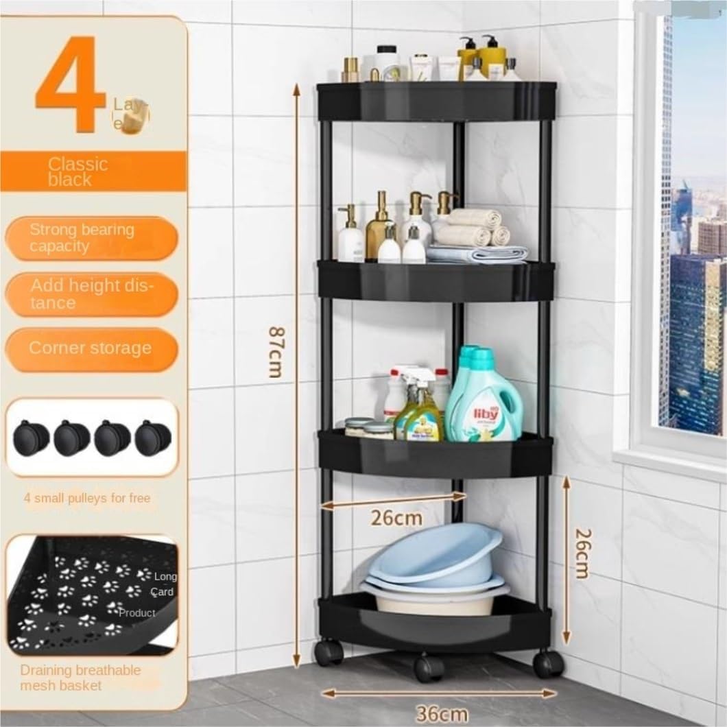 Black Corner Rack Organiser X1293