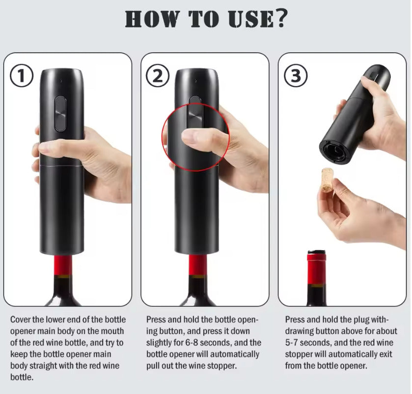 Rechargeable Electric Wine Opener X1302