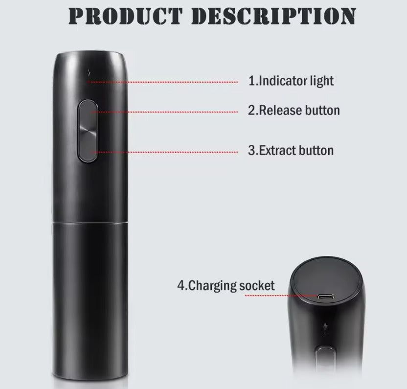 Rechargeable Electric Wine Opener X1302