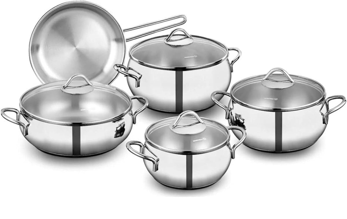 5 pcs Turkish Stainless Pot Set X1331