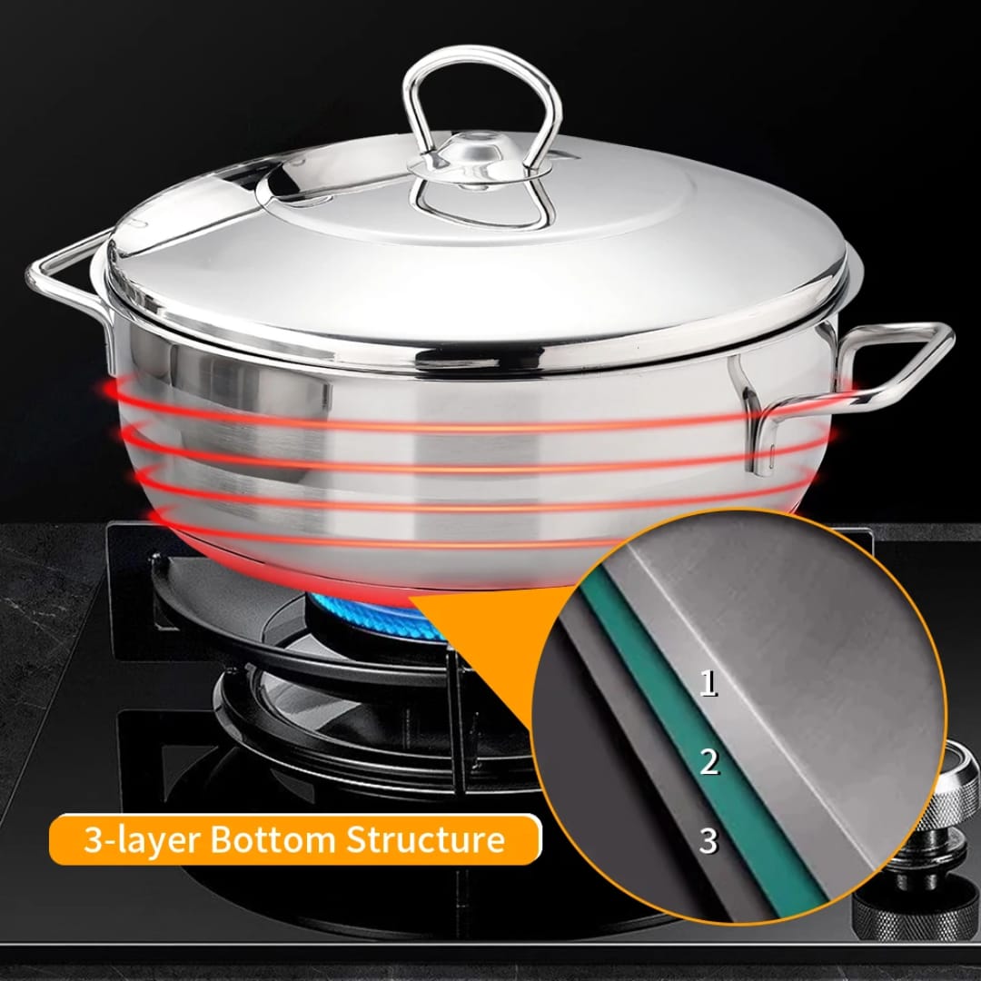 5 pcs Turkish Stainless Pot Set X1333