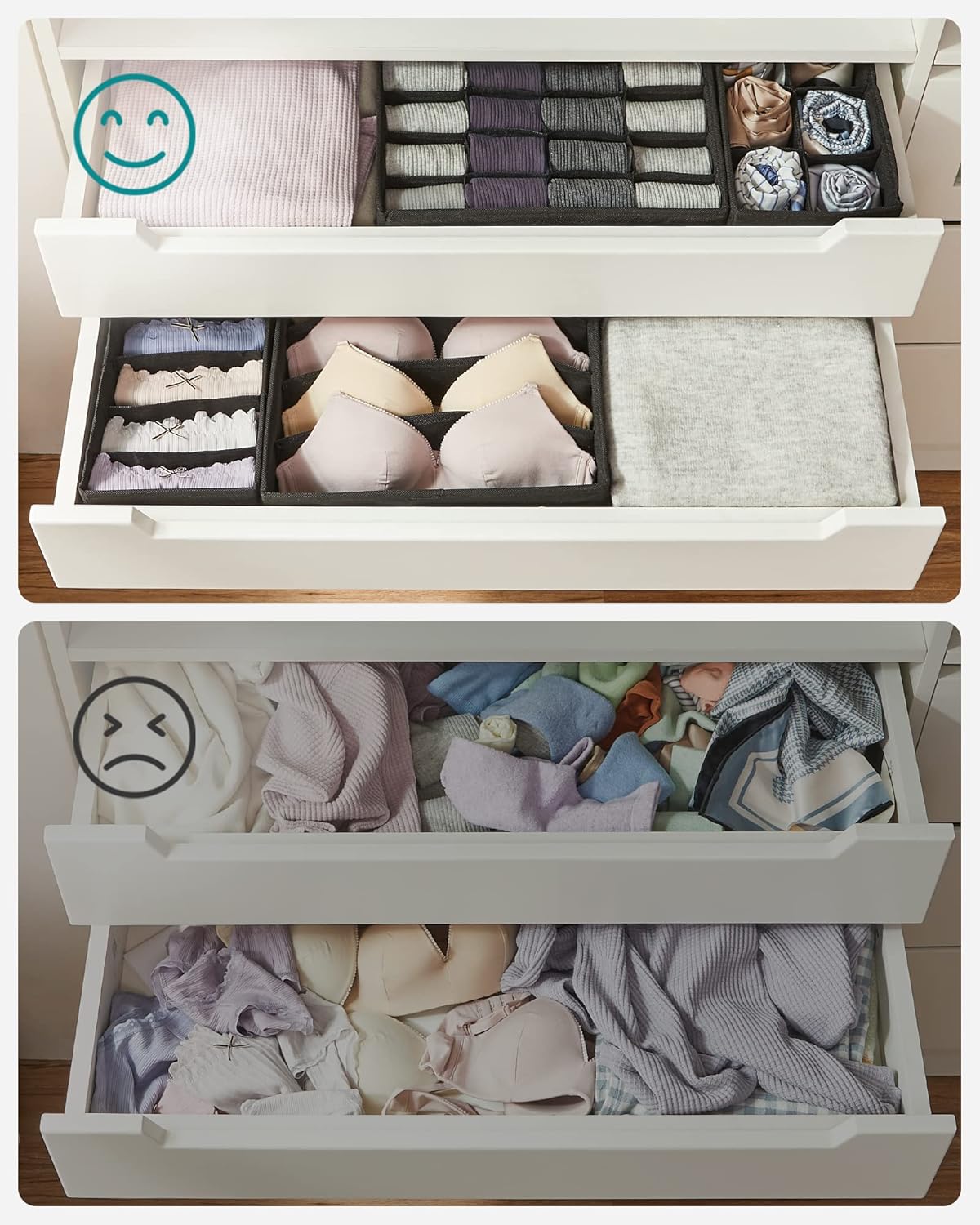 20 Cell Cloth Organiser Fabric Basket 615-12  X1348