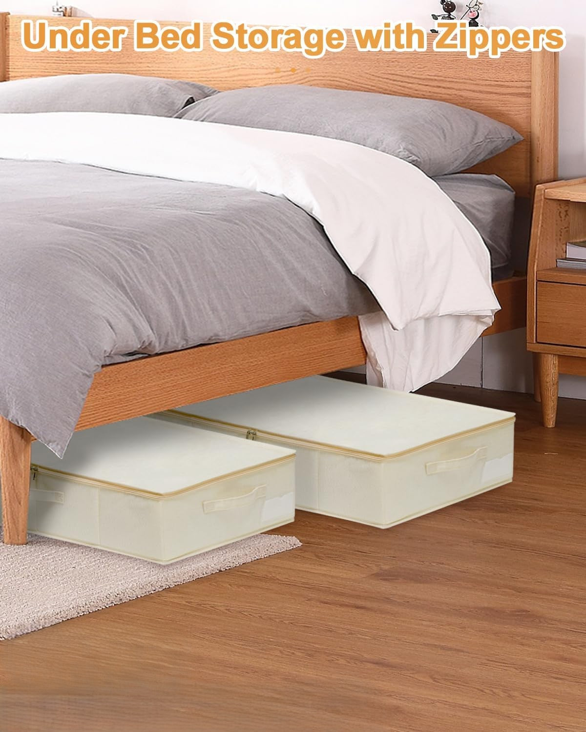 Under Bed Storage Box X1353 Gray Color Only