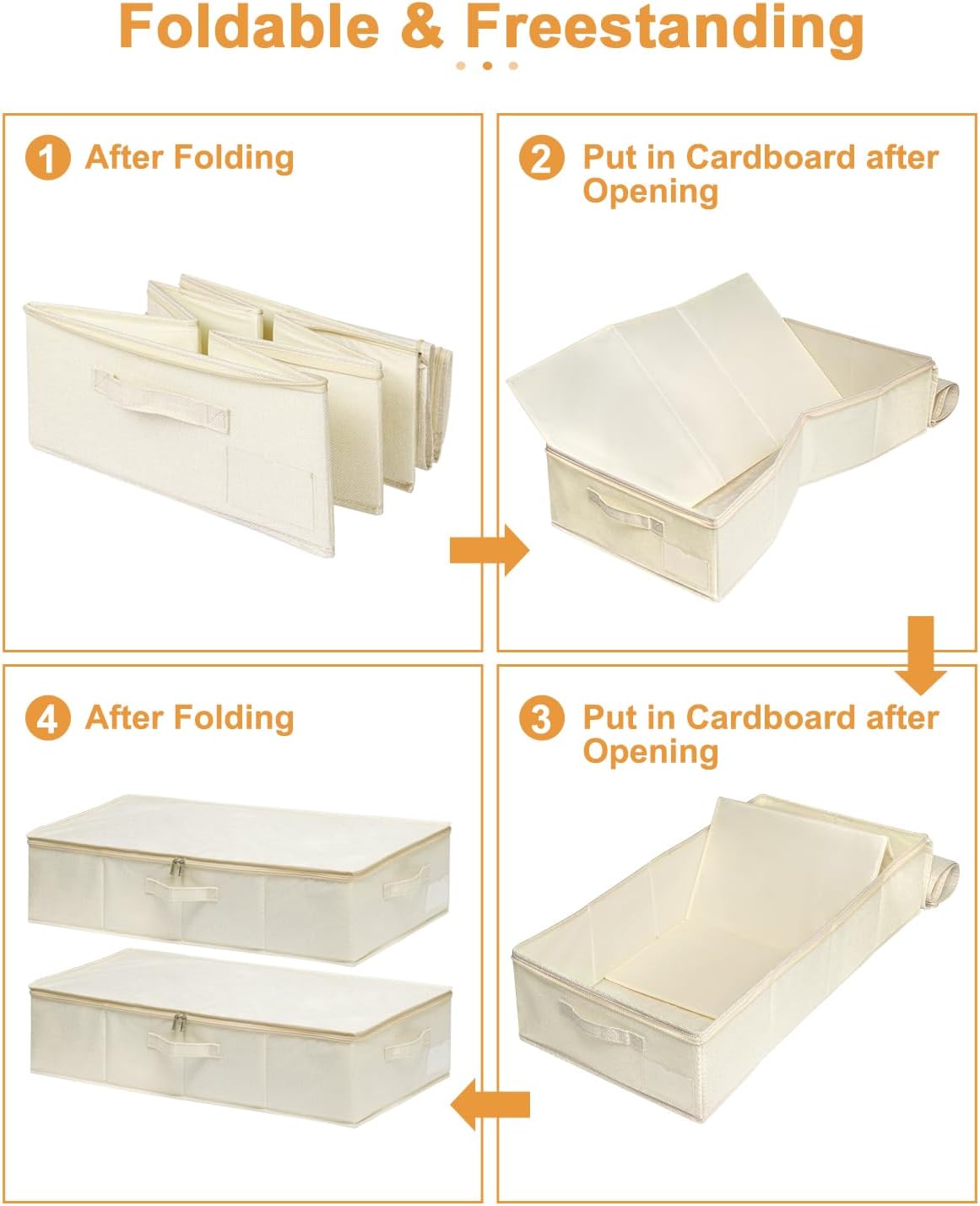 Under Bed Storage Box X1353 Gray Color Only