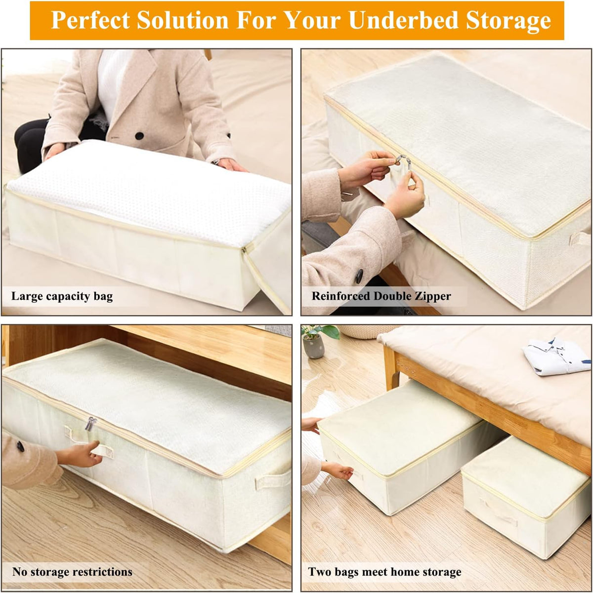 Under Bed Storage Box X1353 Gray Color Only