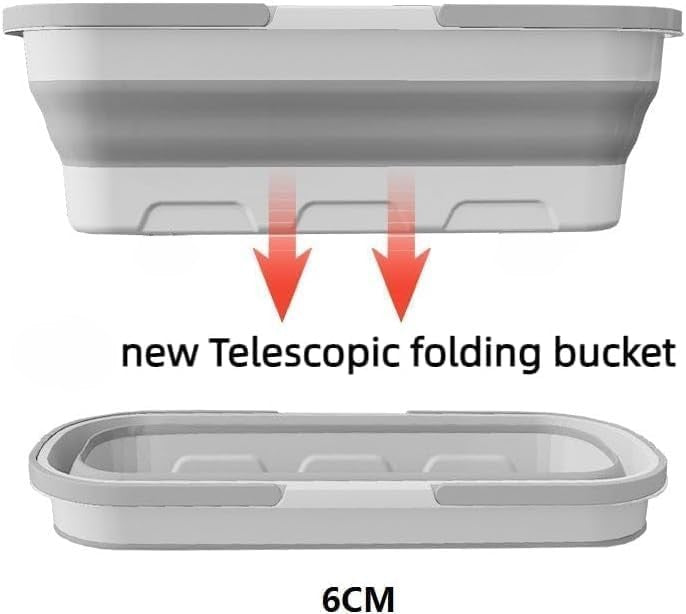 Foldable Heavy Rect. Water Bucket X1370