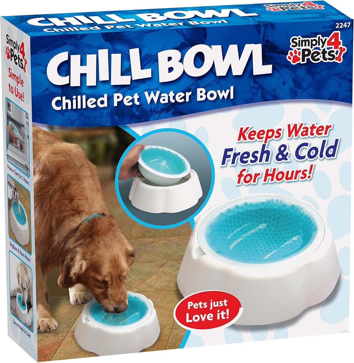 Dog Cooling Pet Water Bowl X1374