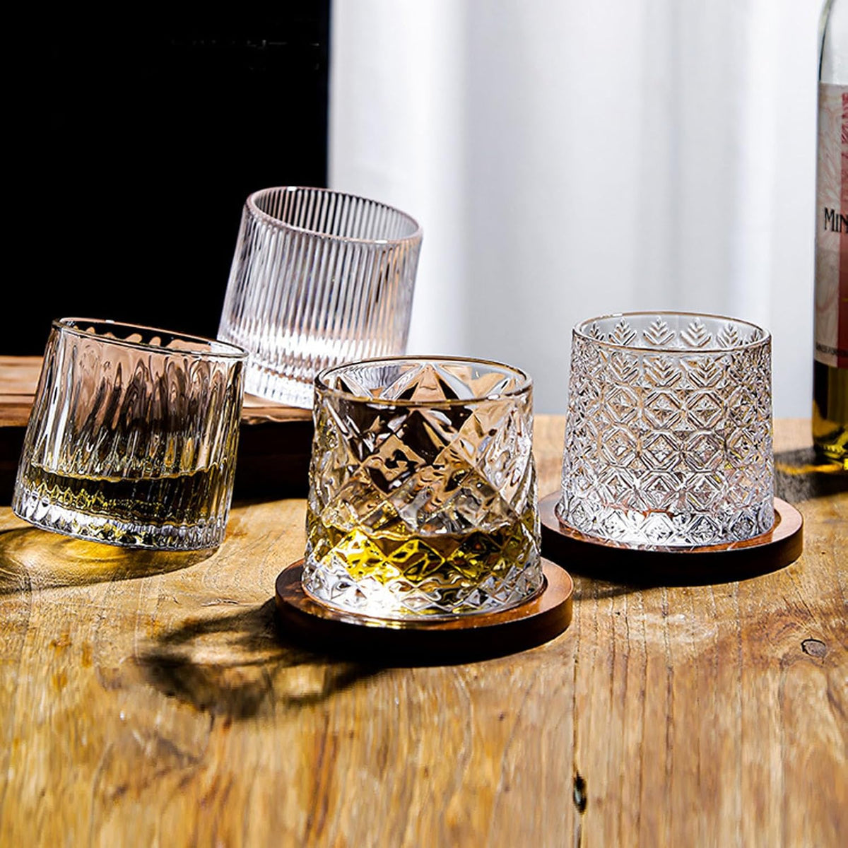 Rotating Whiskey Glass Cup 6pcs  X1375