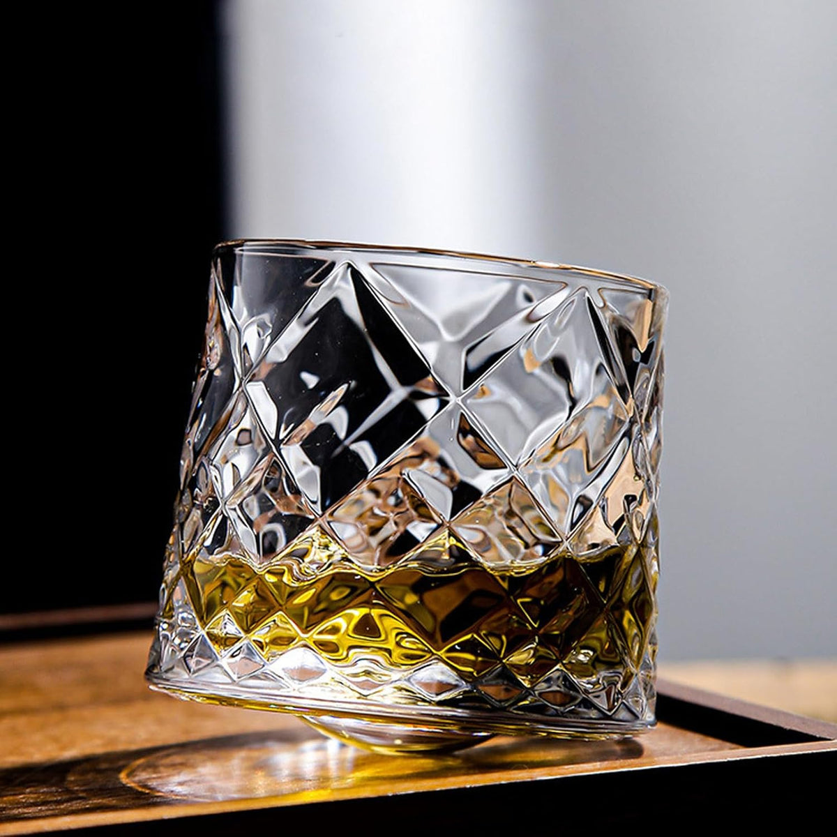 Rotating Whiskey Glass Cup 6pcs  X1375