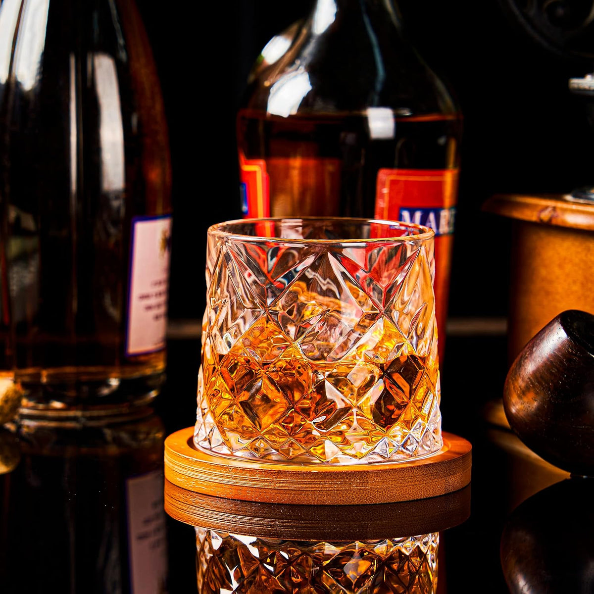 Rotating Whiskey Glass Cup 6pcs  X1377