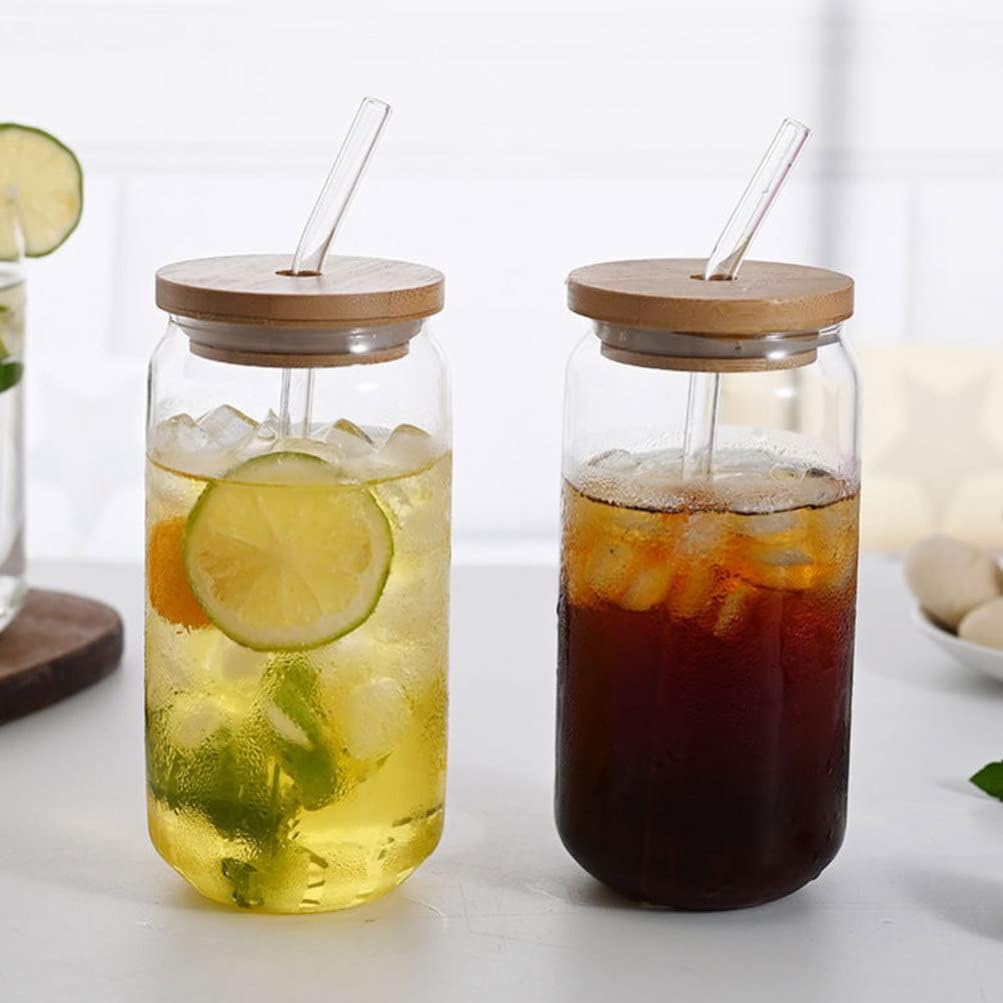 Glass Cup With Bamboo Cover X1390