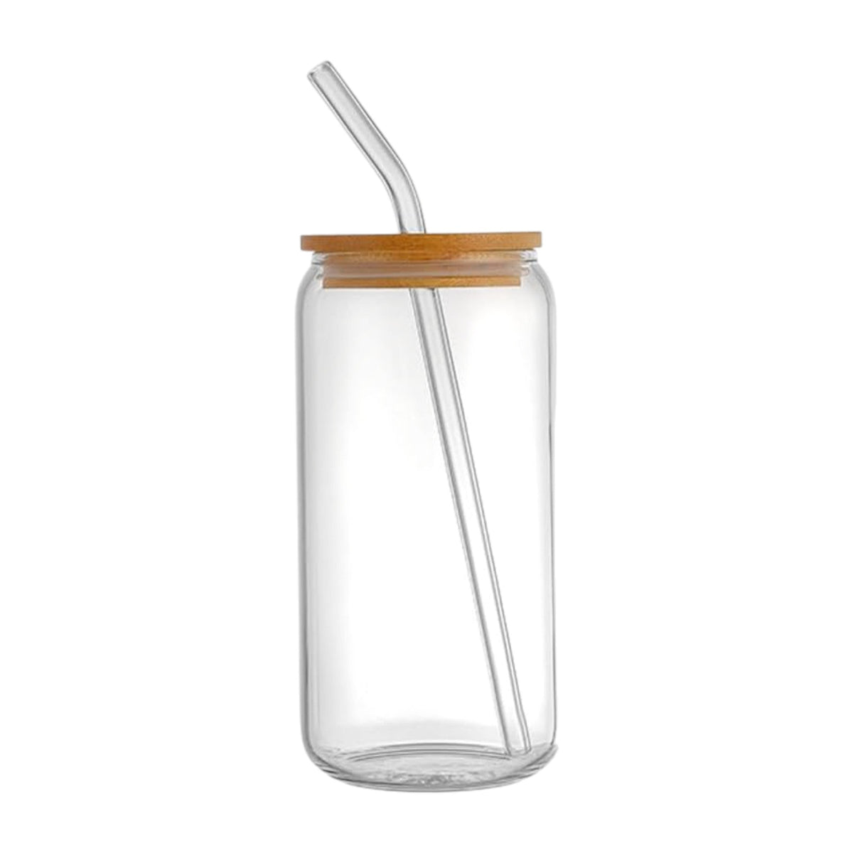 Glass Cup With Bamboo Cover X1391