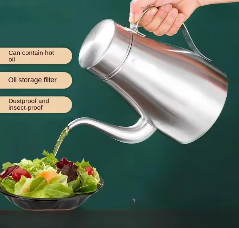 Stainless Steel Oil Can X1393