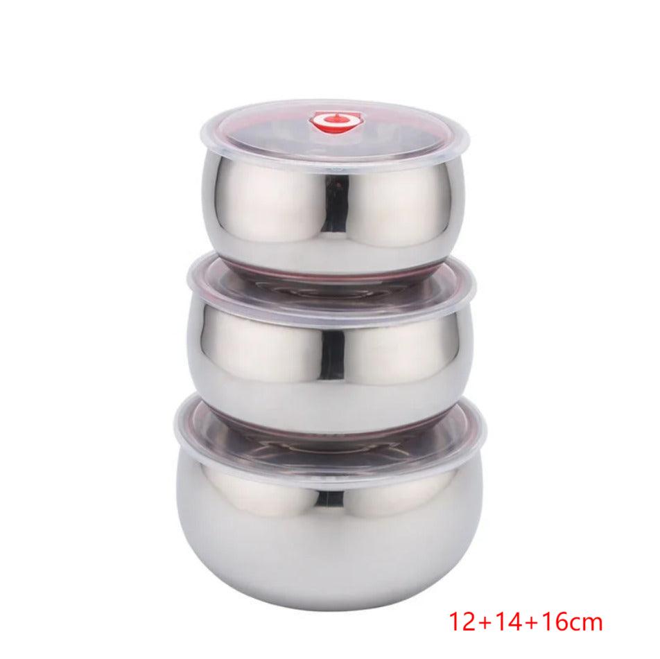 3 pcs Stainless Steel Food Box Set X1394