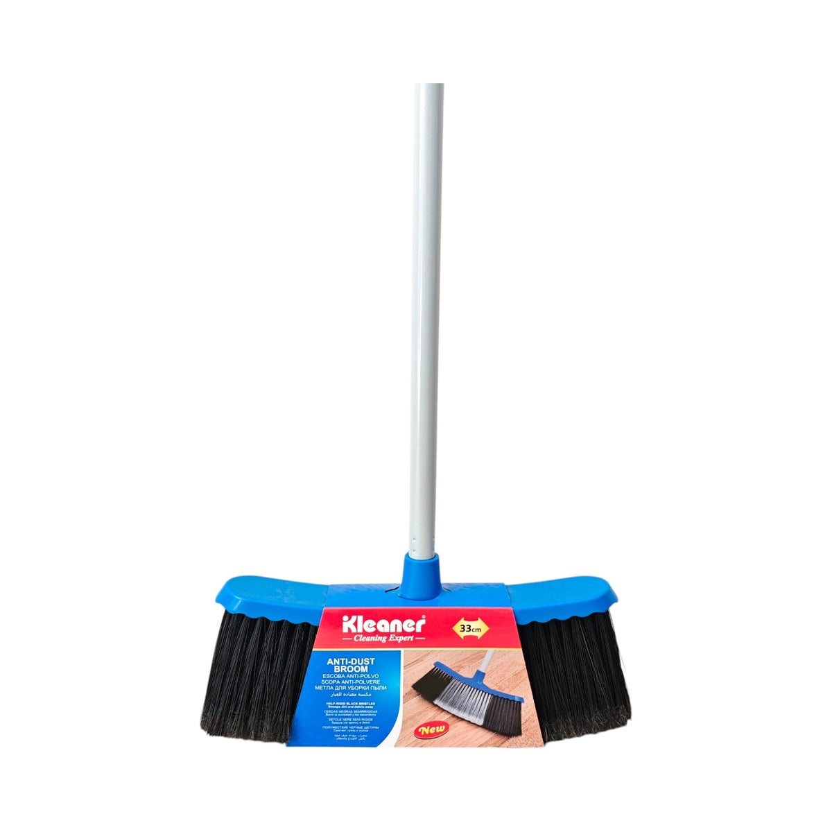 Kleaner Floor Broom with Stick X1401