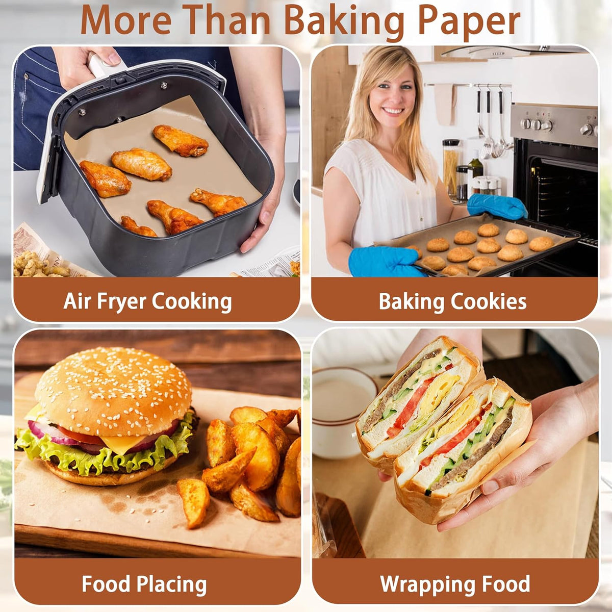 30x40cm Baking Parchment Sheets 50pcs   X1404