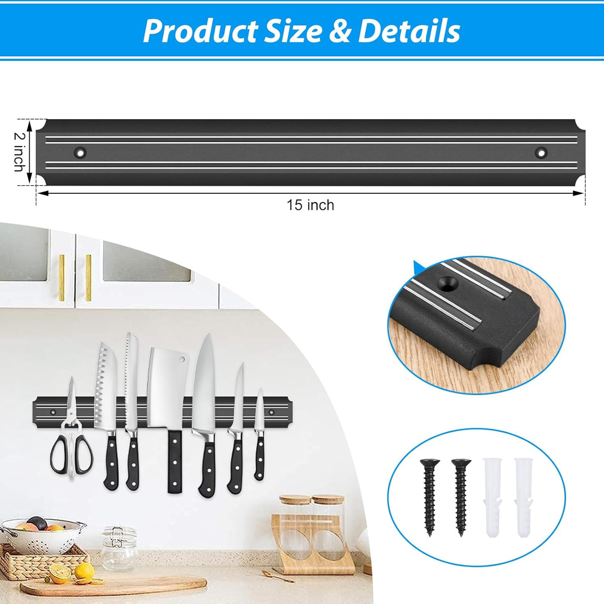 38cm Magnetic Knife Holder X1412
