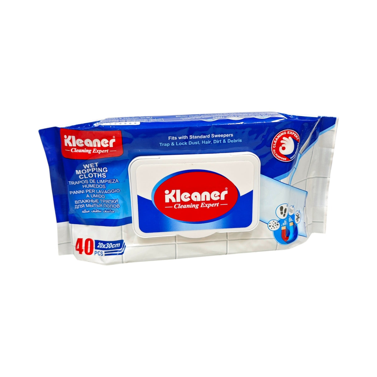 Kleaner 40pcs Wet Wipes Mop Refill X1428