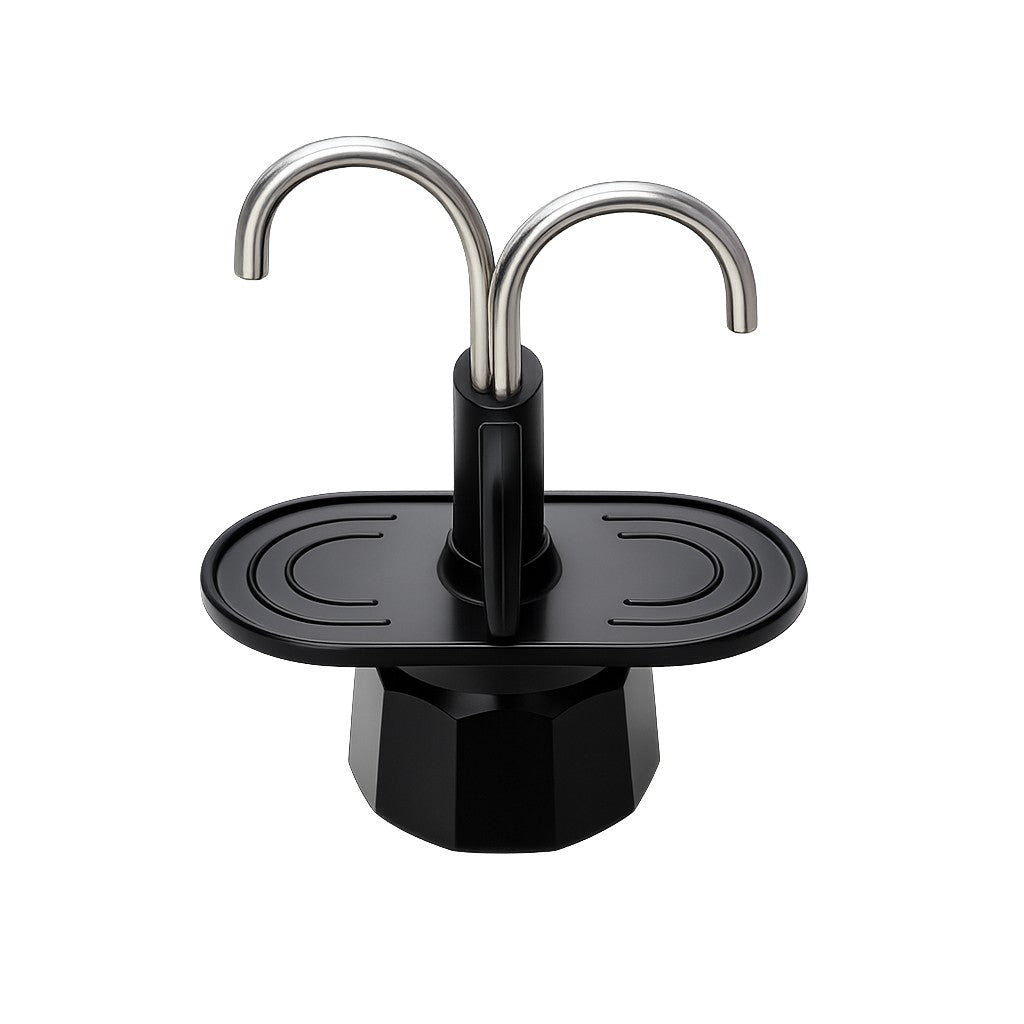 Dual Head Mocha Pot Italian Espresso Maker Random Color X1454