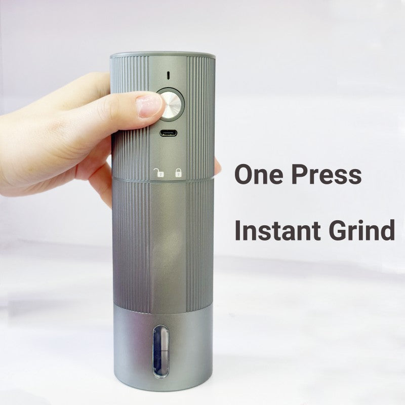 BaristaGo Heavy Duty Portable Burr Rechargeable Coffee Grinder X1455
