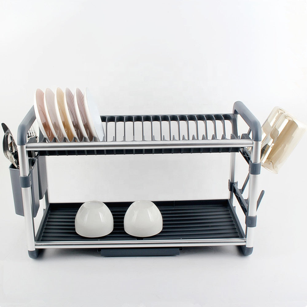 Aluminum 2 Layers Dish Rack No. 5800366 X1474