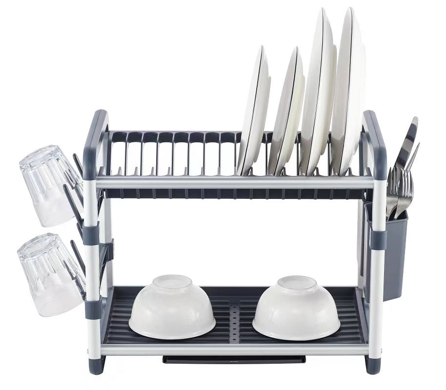 Aluminum 2 Layers Dish Rack No. 5800366 X1474