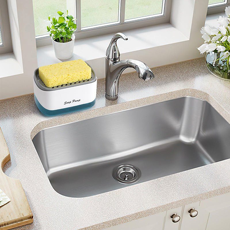 Kitchen Dish Soap Dispenser with Sponge Holder X1504