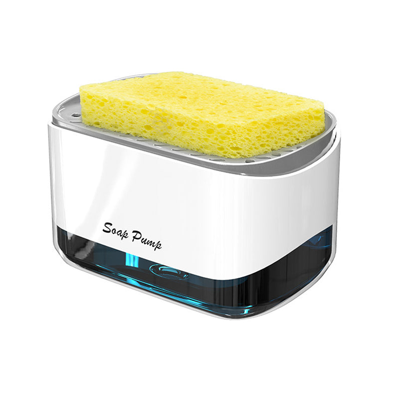 Kitchen Dish Soap Dispenser with Sponge Holder X1504