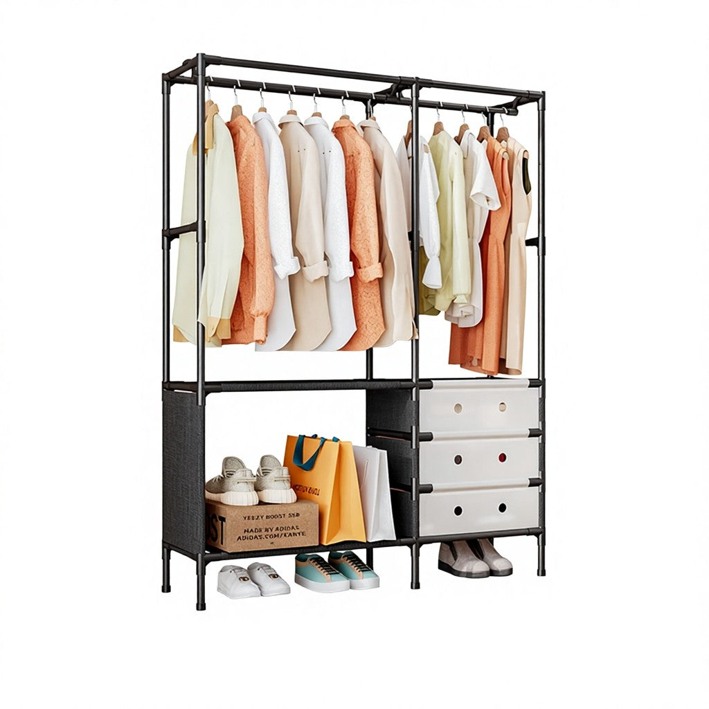 Modern Wardrobe Closet Cloth Organiser Size: 103x41x170cm Model 8102  X1509