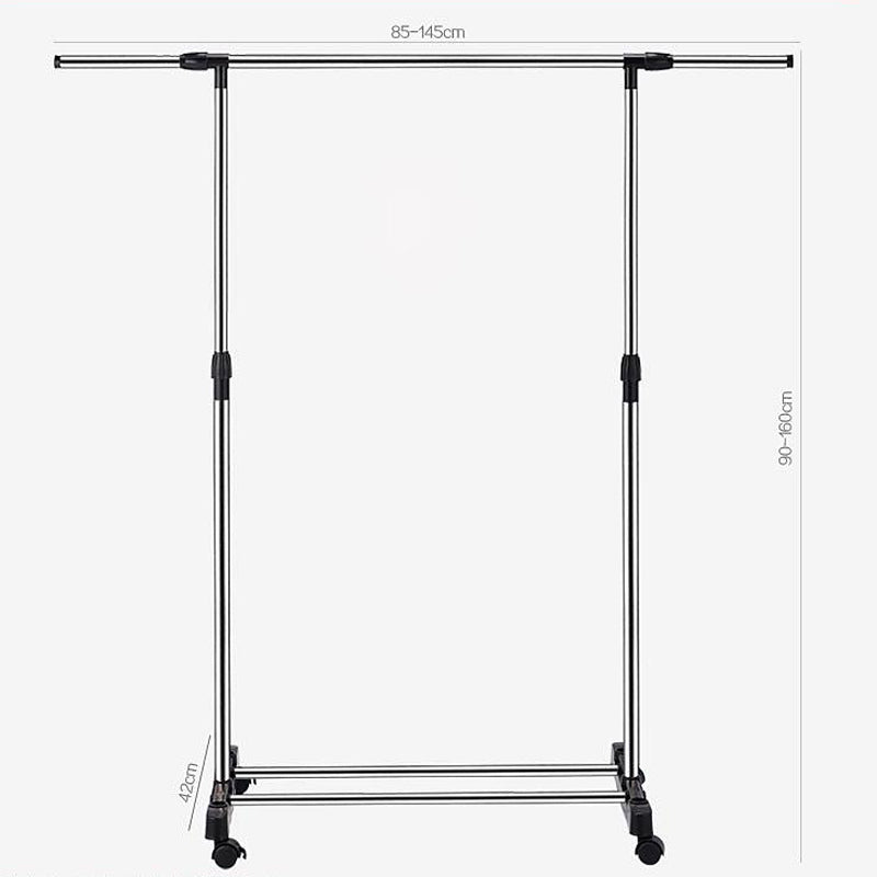 Laundry Cloth Metal Single Pole Stand Rack No. 8017  X1514