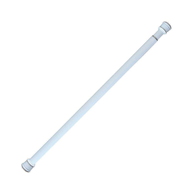 Aluminum White Shower Curtain Rod 140-260cm X1526