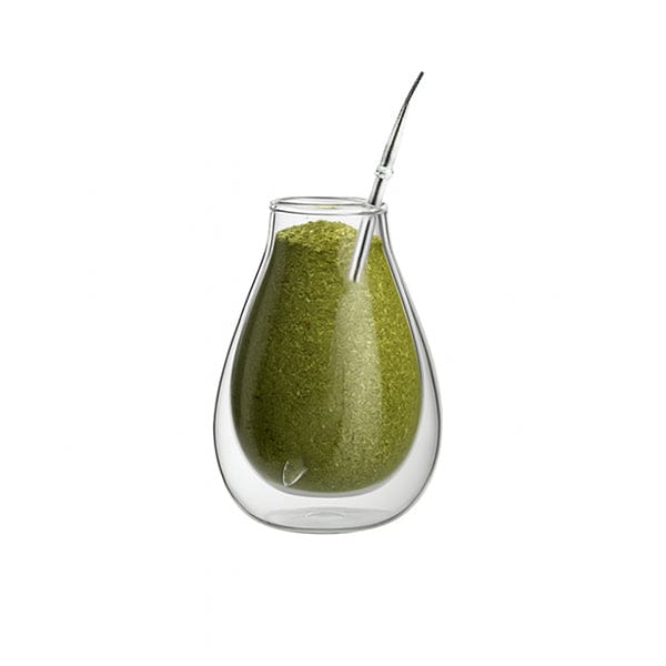 100ml Mate Yerba Glass Double Wall Cup Without Straw X1548