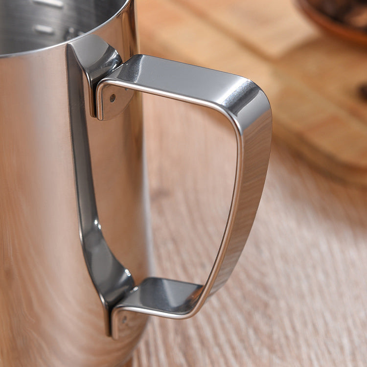 350ml Stainless Steel Graduated Milk Frothing Pitcher Jug X1571