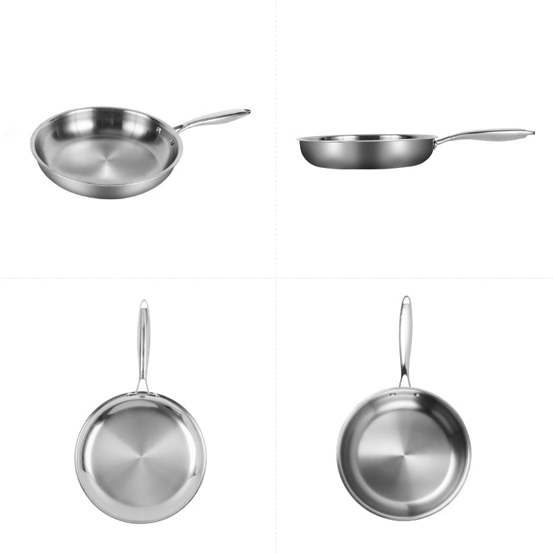 28cm Stainless Steel Frying Pan with Induction Bottom X1575