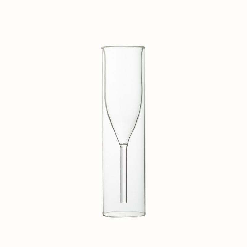 110ml Double-Wall Stemmed Glass Cup X1587