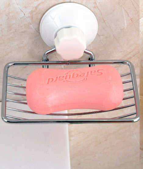 STAINLESS SOAP HOLDER + SUCTION  X166