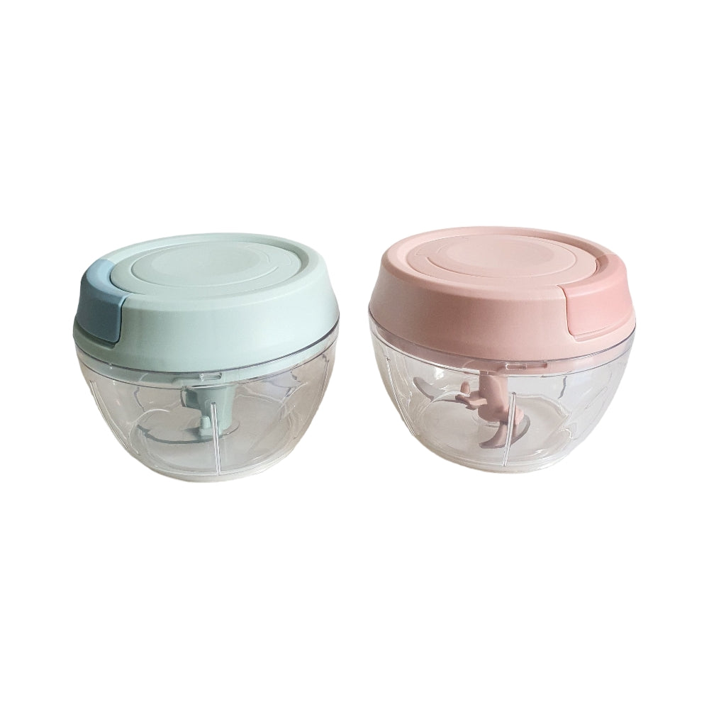 3 BLADES MANUAL PULL ONION CHOPPER  X338 - 1 pc - MIX COLOR