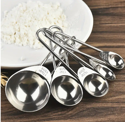 5pcs Measuring Spoons Stainless Set X360